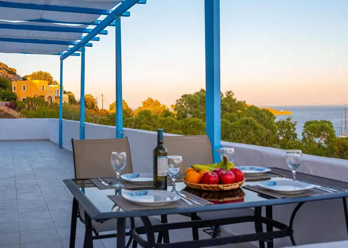 Monopetra View Leros ヴィラ Vromolithos